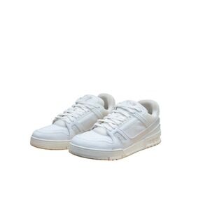 Louis Vuitton White Leather Low-Top Sneakers – UK 9 / US 10 / EU 44